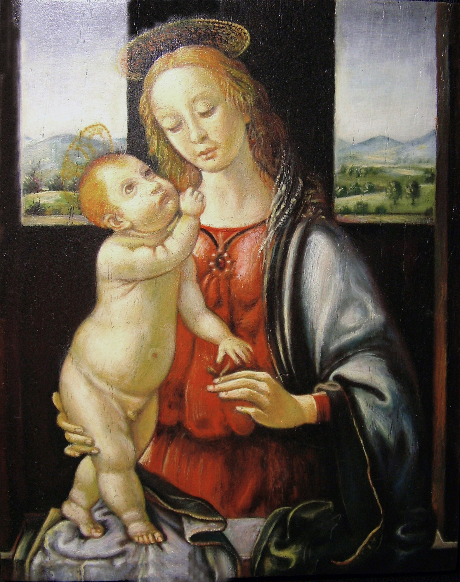 MADONNA DELLA MELAGRANA-LEONARDO