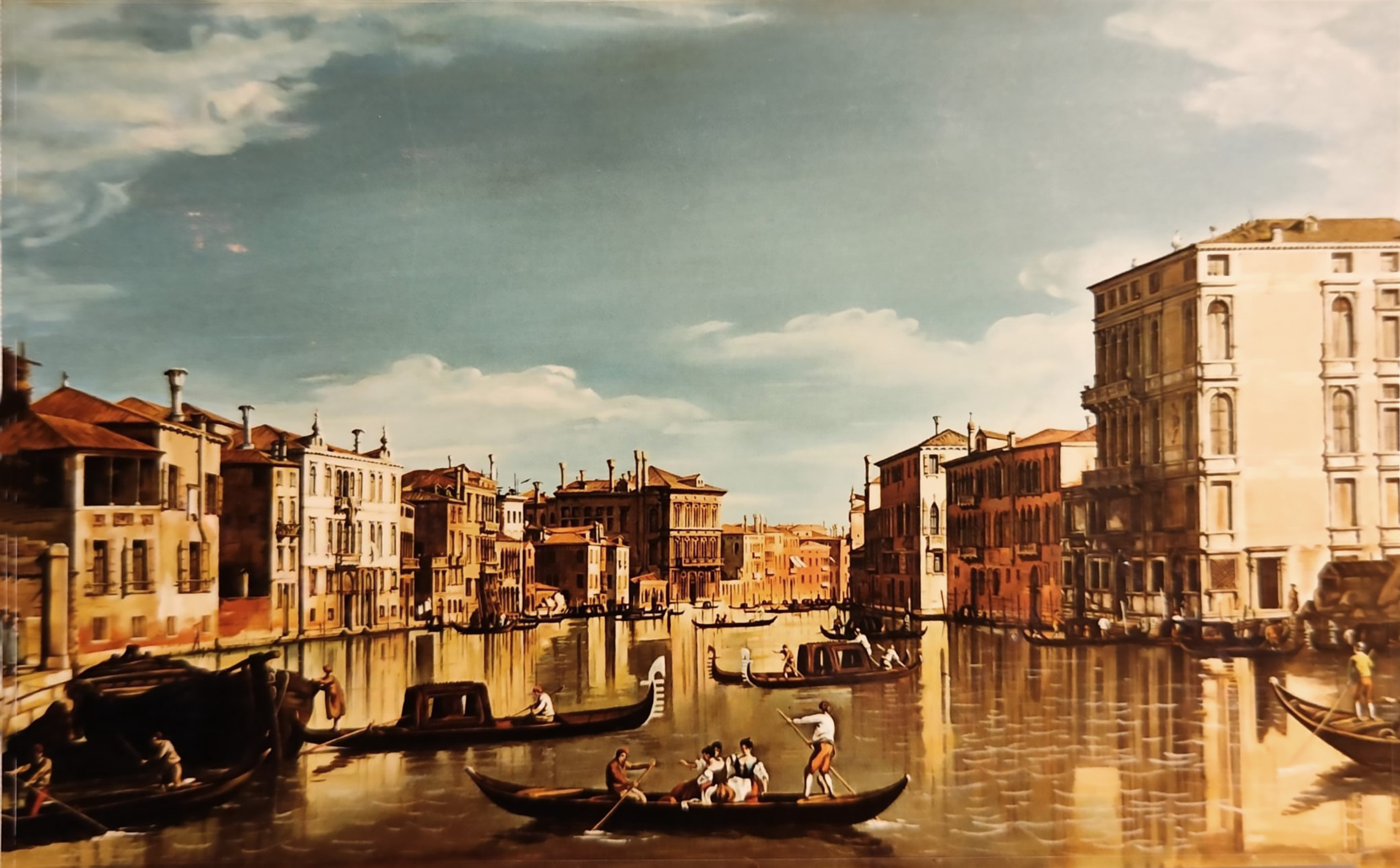 IL CANAL GRANDE-CANALETTO