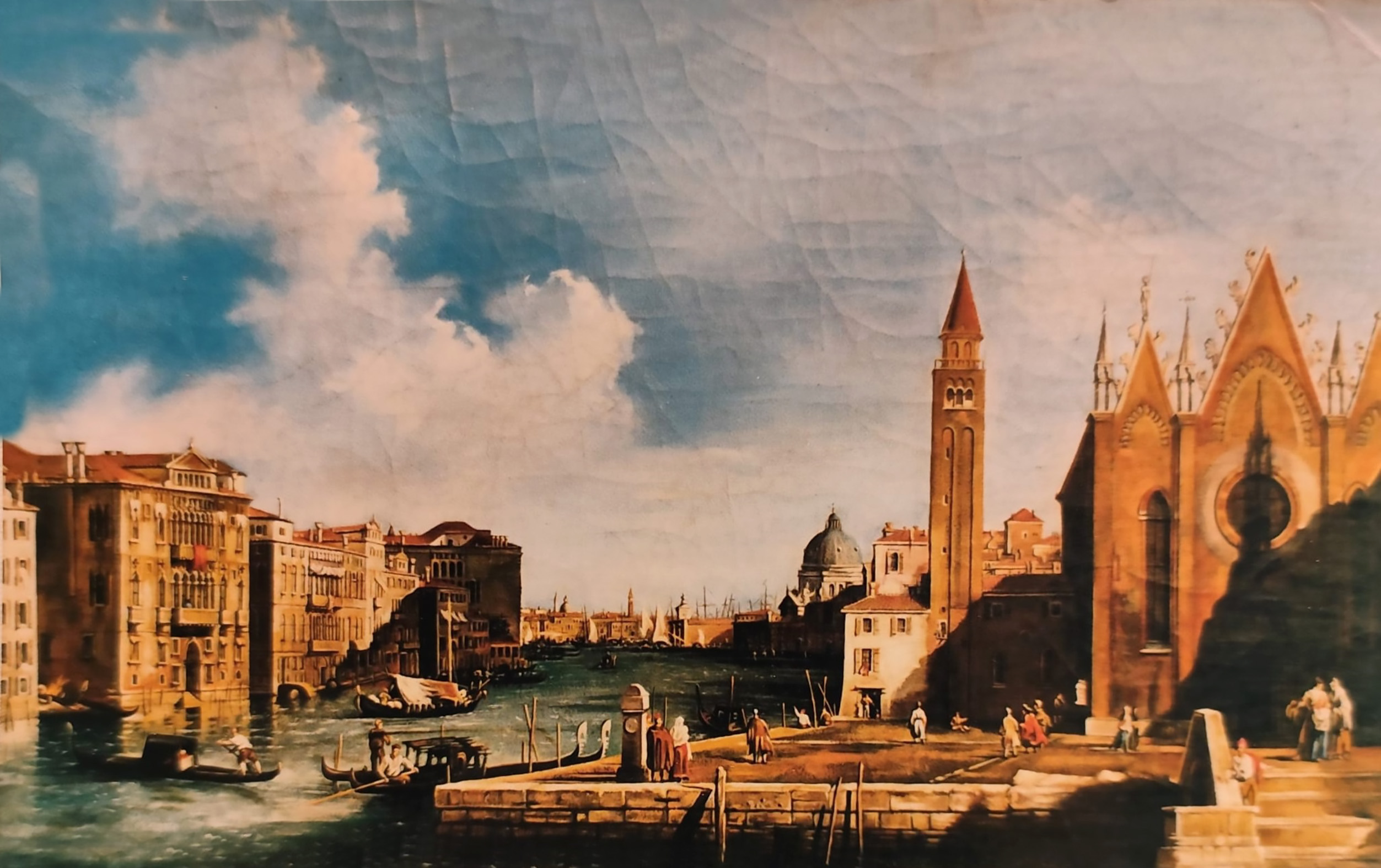 IL CANAL GRANDE DALLA CARITA'-CANALETTO