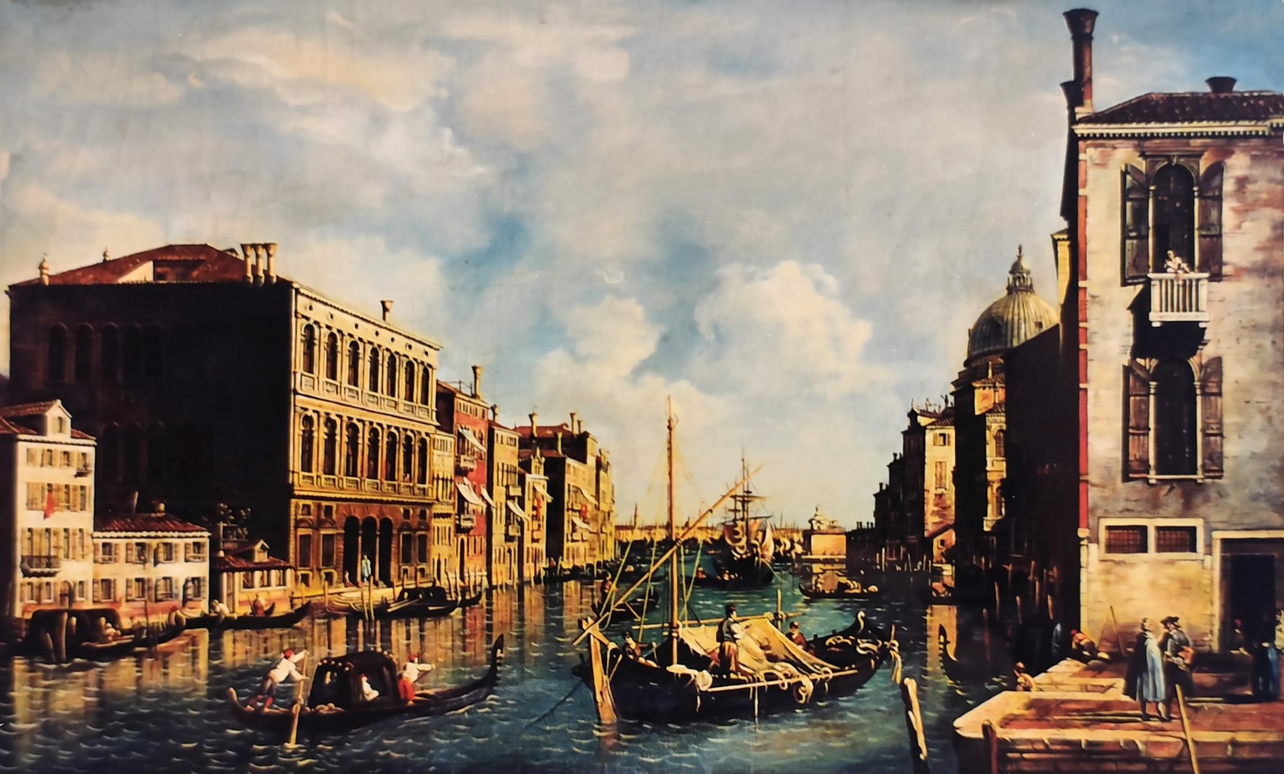 IL CANAL GRANDE-CANALETTO