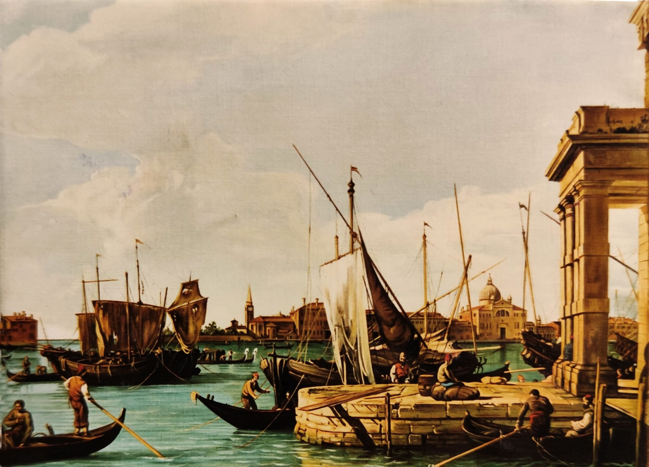 LA PUNTA DELLA DOGANA-CANALETTO