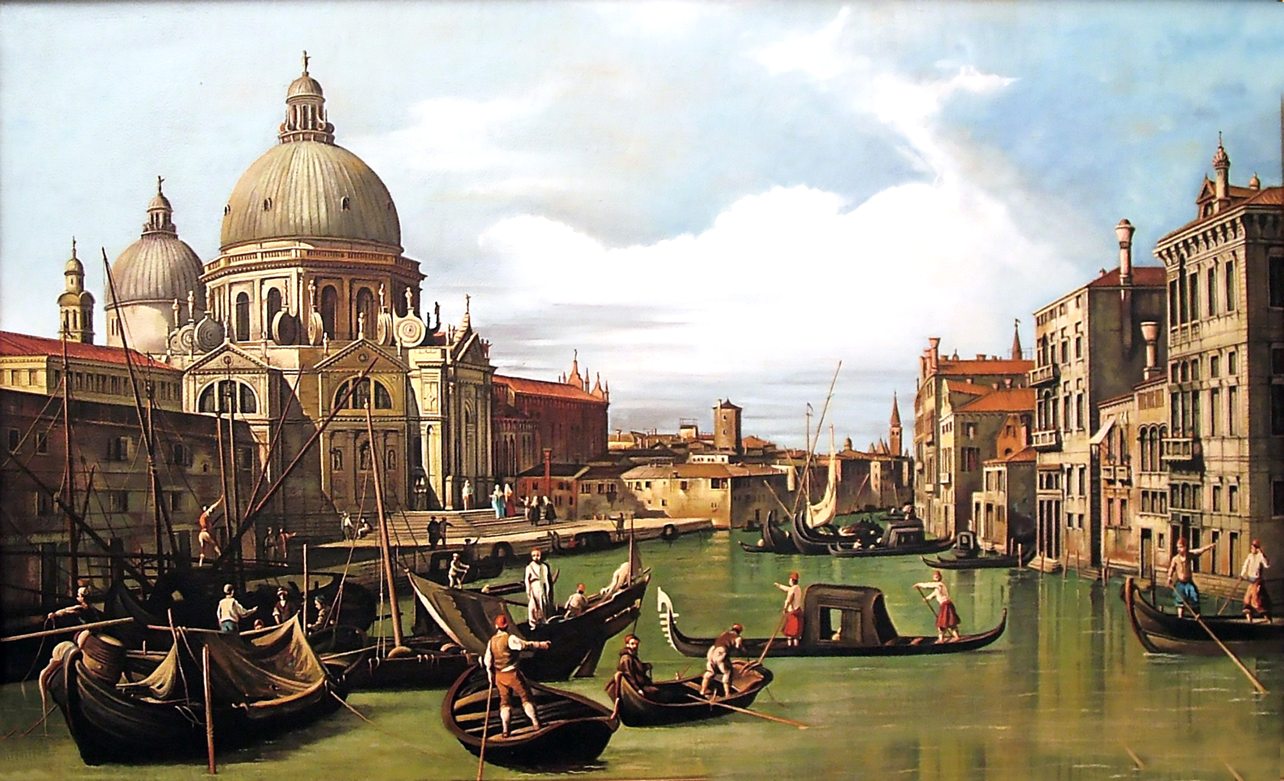 L'INGRESSO AL CANAL GRANDE-CANALETTO